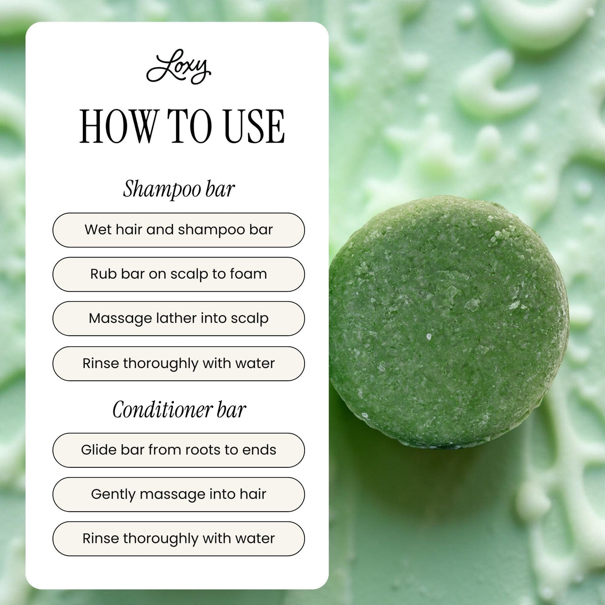 Fortify: Strengthening & Volumizing Shampoo Bar with Rosemary Oil & Rice Protein