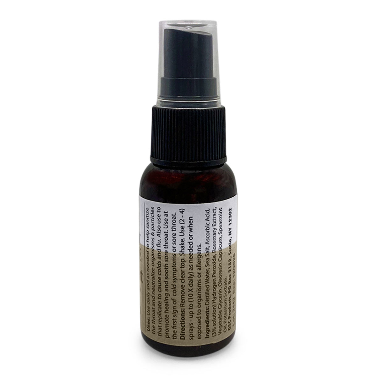Sinus Plumber Hydrogen Peroxide Throat Spray | Cold & Flu Support